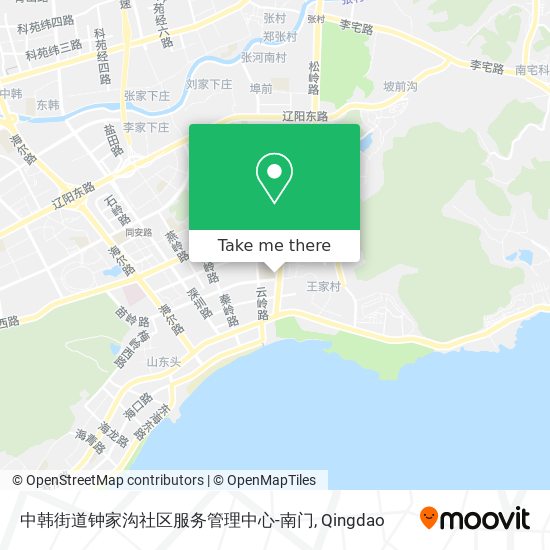 中韩街道钟家沟社区服务管理中心-南门 map