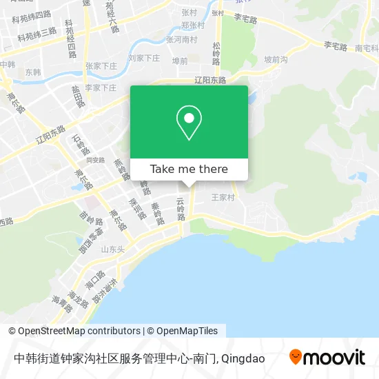 中韩街道钟家沟社区服务管理中心-南门 map