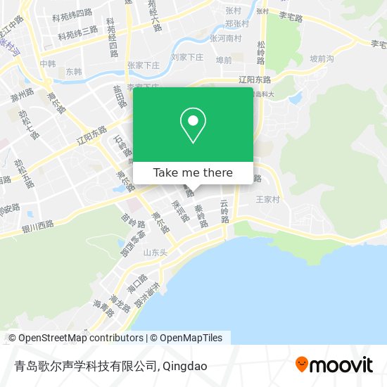 青岛歌尔声学科技有限公司 map