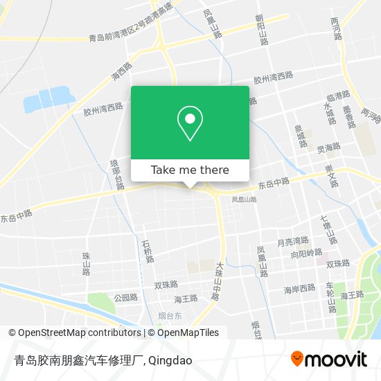 青岛胶南朋鑫汽车修理厂 map