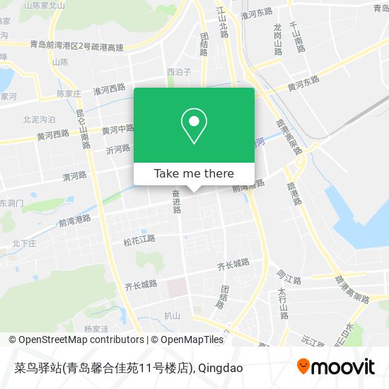 菜鸟驿站(青岛馨合佳苑11号楼店) map