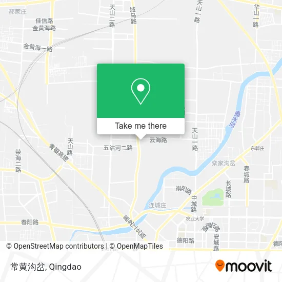 常黄沟岔 map