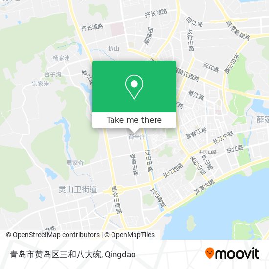 青岛市黄岛区三和八大碗 map