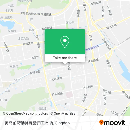 黄岛前湾港路灵活用工市场 map