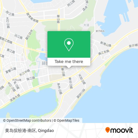 黄岛缤纷港-南区 map
