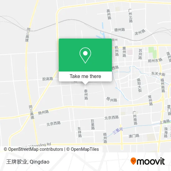 王牌胶业 map