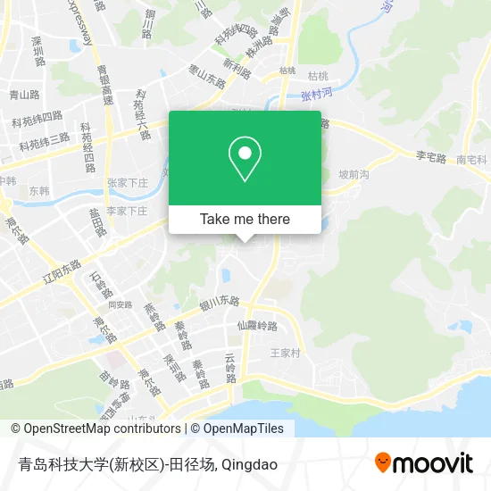 青岛科技大学(新校区)-田径场 map