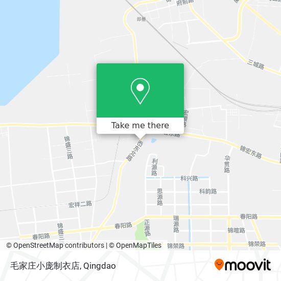 毛家庄小庞制衣店 map