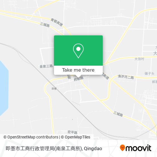 即墨市工商行政管理局(南泉工商所) map