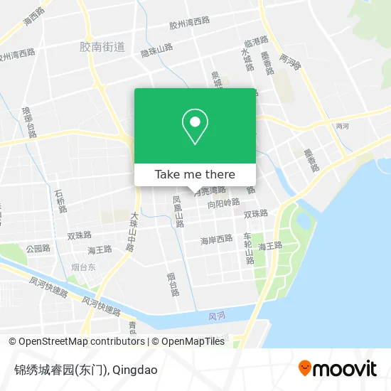 锦绣城睿园(东门) map
