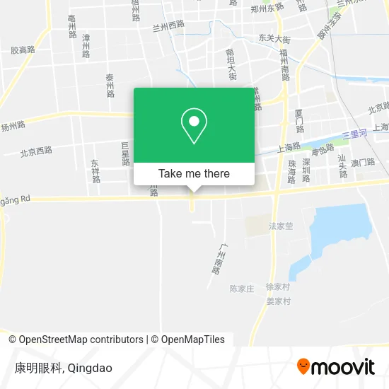 康明眼科 map