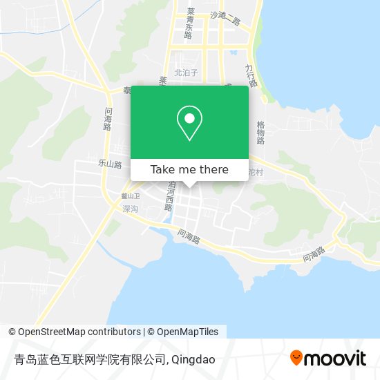 青岛蓝色互联网学院有限公司 map