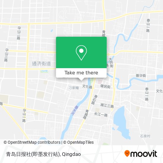 青岛日报社(即墨发行站) map