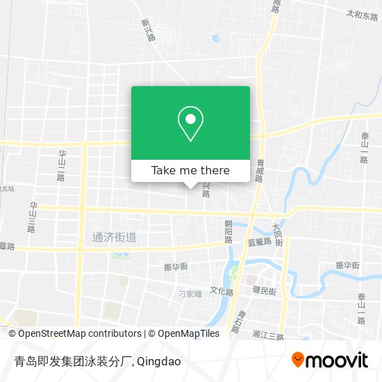青岛即发集团泳装分厂 map