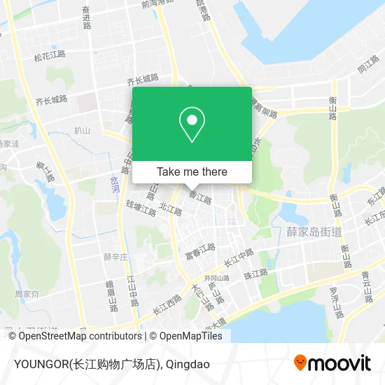 YOUNGOR(长江购物广场店) map