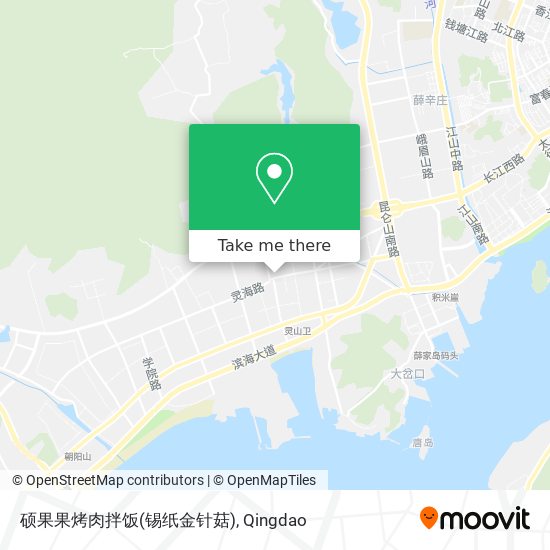 硕果果烤肉拌饭(锡纸金针菇) map