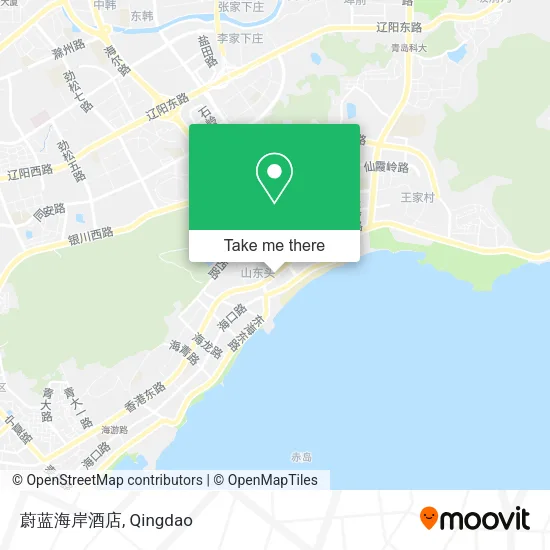 蔚蓝海岸酒店 map