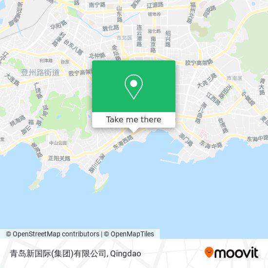青岛新国际(集团)有限公司 map