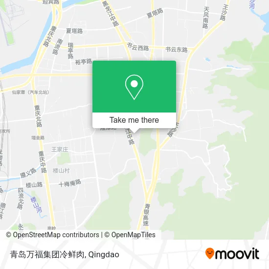 青岛万福集团冷鲜肉 map