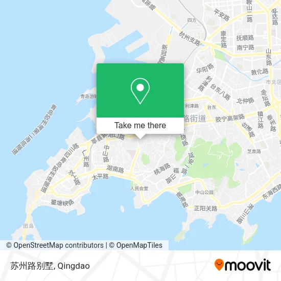 苏州路别墅 map
