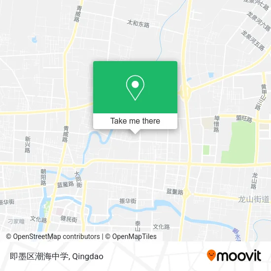 即墨区潮海中学 map