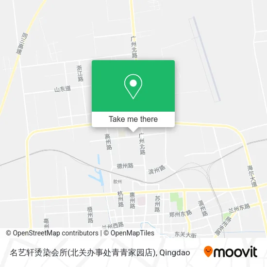 名艺轩烫染会所(北关办事处青青家园店) map
