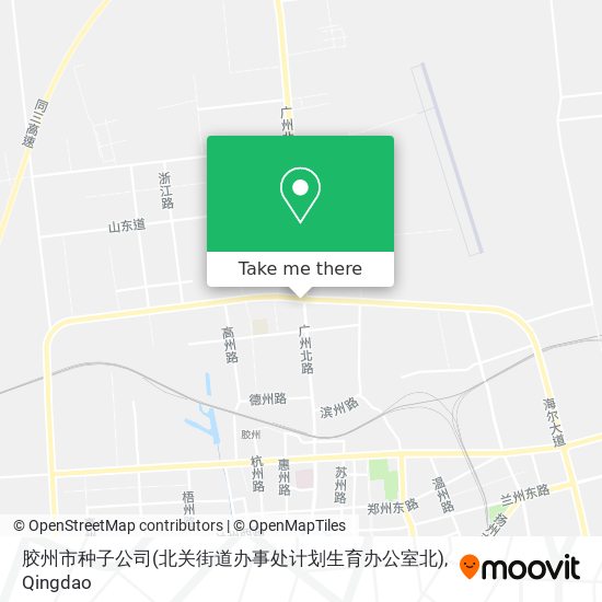胶州市种子公司(北关街道办事处计划生育办公室北) map
