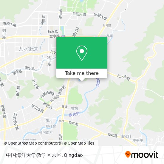 中国海洋大学教学区六区 map