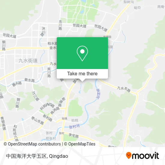 中国海洋大学五区 map