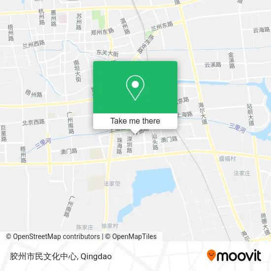胶州市民文化中心 map
