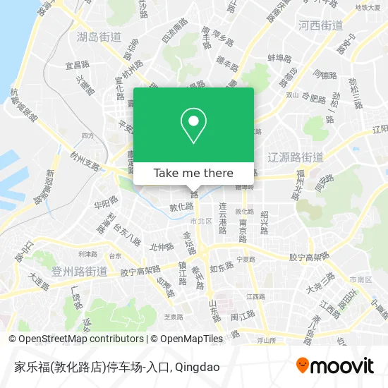 家乐福(敦化路店)停车场-入口 map