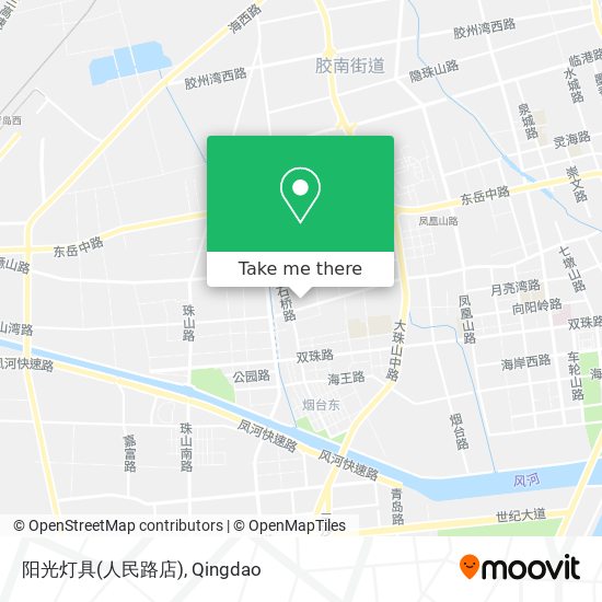 阳光灯具(人民路店) map