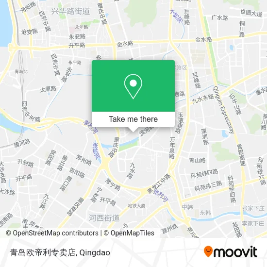 青岛欧帝利专卖店 map