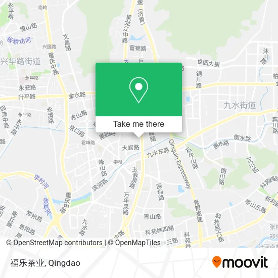 福乐茶业 map