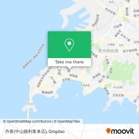 丹香(中山路利客来店) map