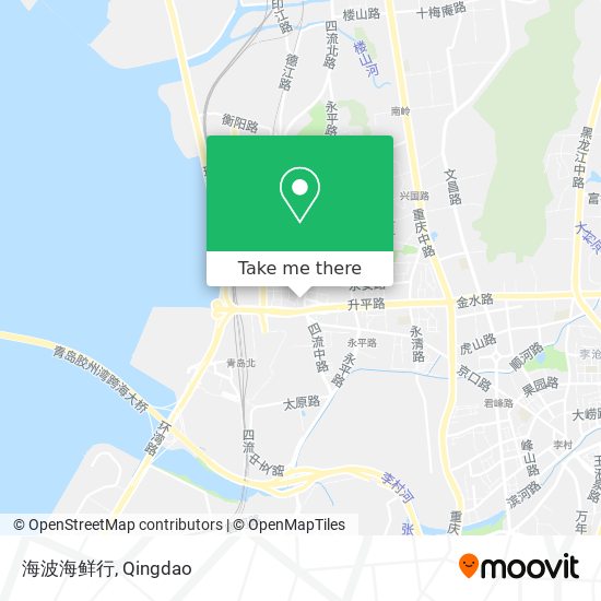海波海鲜行 map