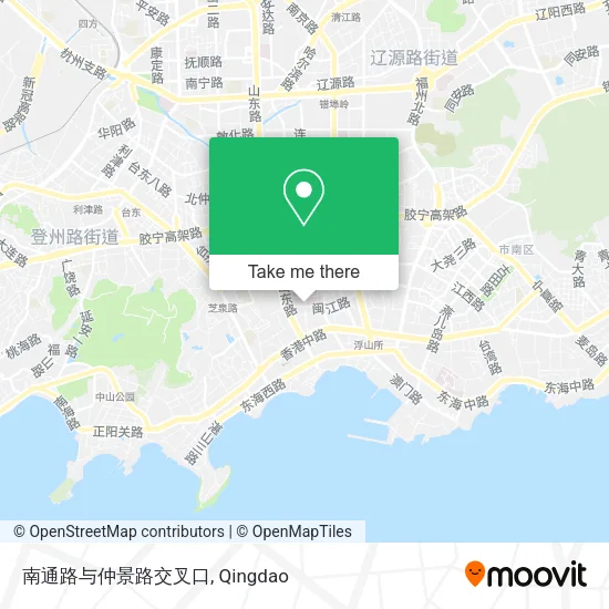 南通路与仲景路交叉口 map