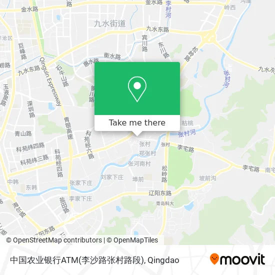 中国农业银行ATM(李沙路张村路段) map