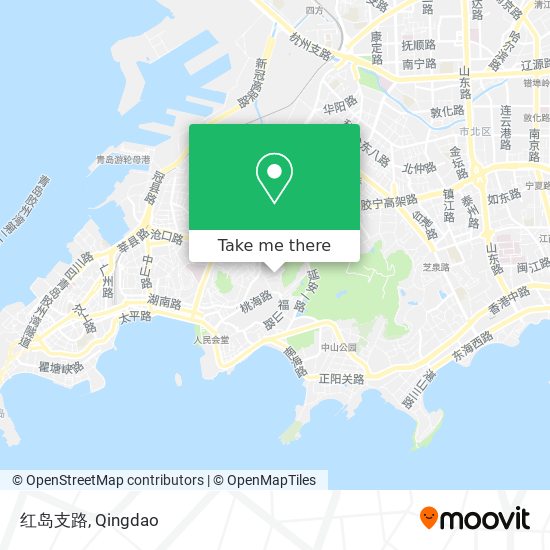 红岛支路 map