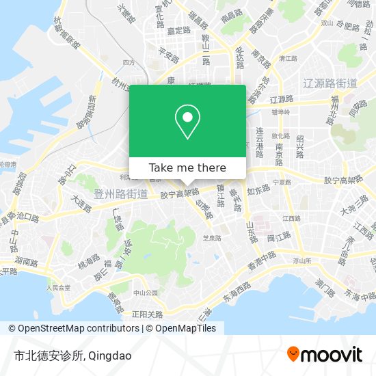 市北德安诊所 map
