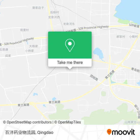 百洋药业物流园 map