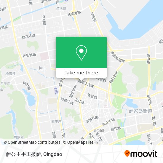 萨公主手工披萨 map