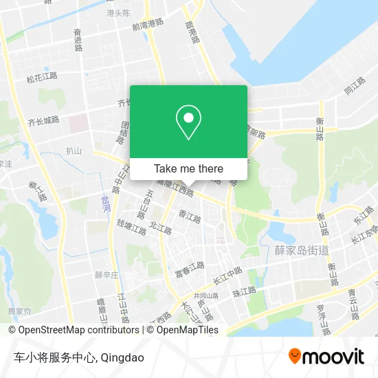 车小将服务中心 map