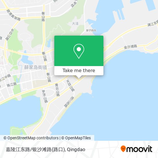 嘉陵江东路/银沙滩路(路口) map