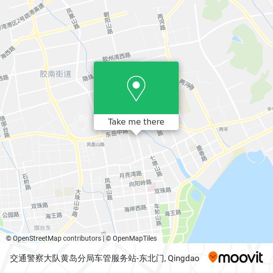 交通警察大队黄岛分局车管服务站-东北门 map