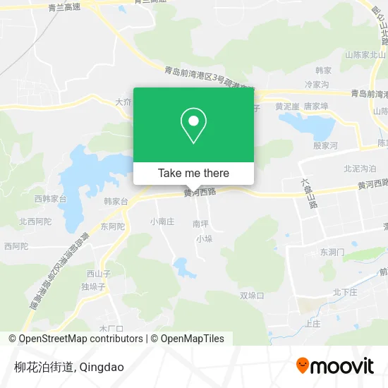 柳花泊街道 map