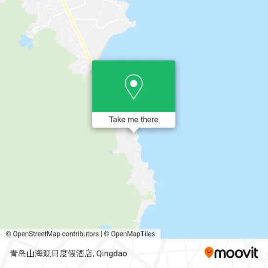 青岛山海观日度假酒店 map