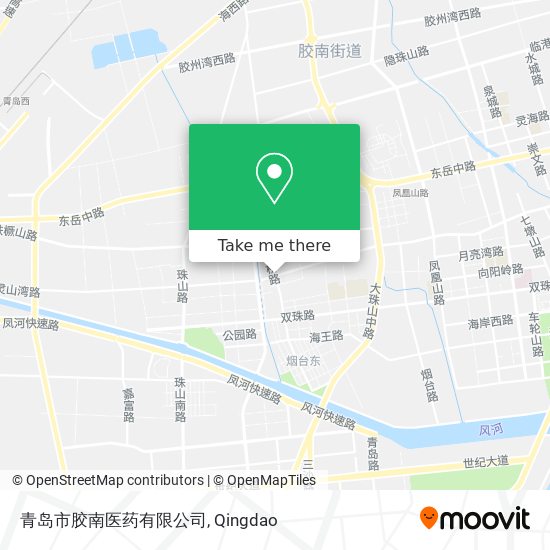 青岛市胶南医药有限公司 map