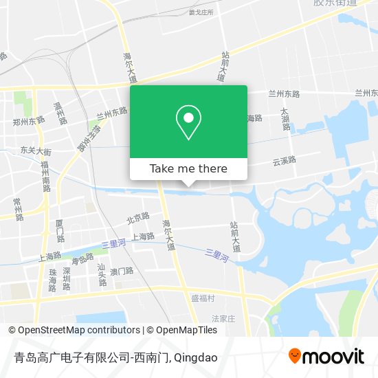 青岛高广电子有限公司-西南门 map