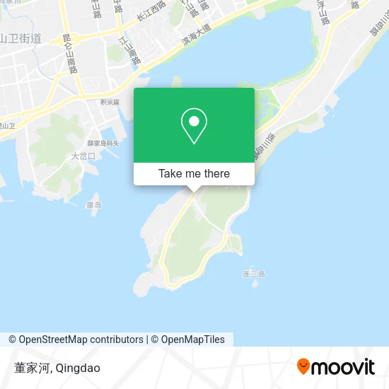 董家河 map